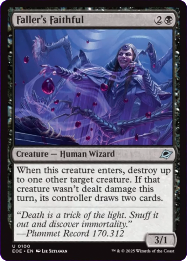 Faller's Faithful [Edge of Eternities] | Devastation Store