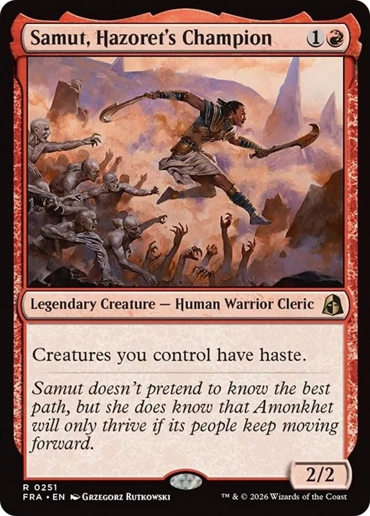 Samut, Hazoret's Champion [Reality Fracture] | Devastation Store