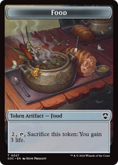 Elemental (0020) // Food Double-Sided Token [Secrets of Strixhaven Commander Tokens] | Devastation Store