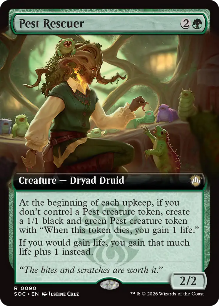Pest Rescuer (Extended Art) [Secrets of Strixhaven Commander] | Devastation Store