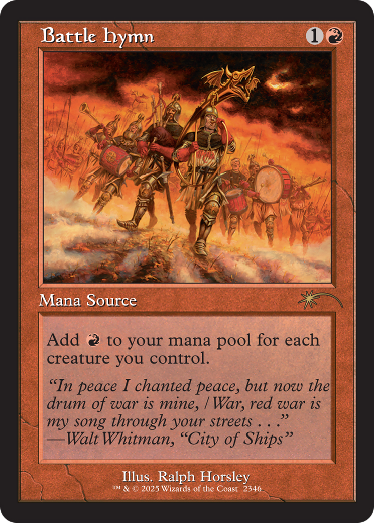 Battle Hymn [Secret Lair Drop Series] | Devastation Store