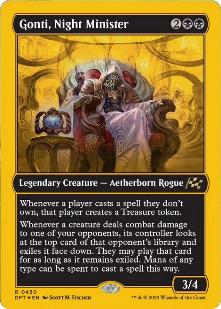 Gonti, Night Minister (First-Place Foil) [Aetherdrift] | Devastation Store