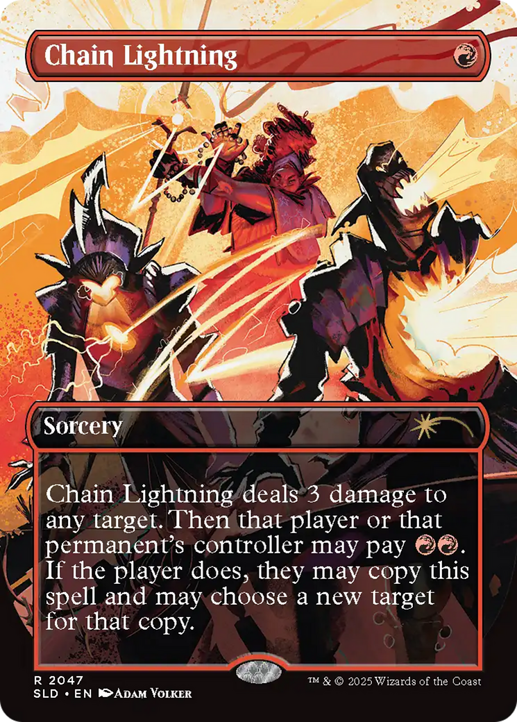 Chain Lightning (2047) (Rainbow Foil) [Secret Lair Drop Series] | Devastation Store