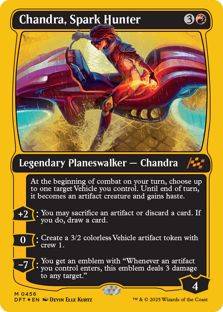 Chandra, Spark Hunter (First-Place Foil) [Aetherdrift] | Devastation Store