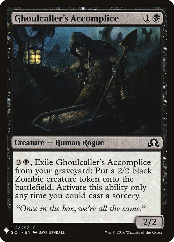 Ghoulcaller's Accomplice [Mystery Booster] | Devastation Store