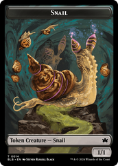 Snail // Thundertrap Trainer Double-Sided Token [Bloomburrow Tokens] | Devastation Store