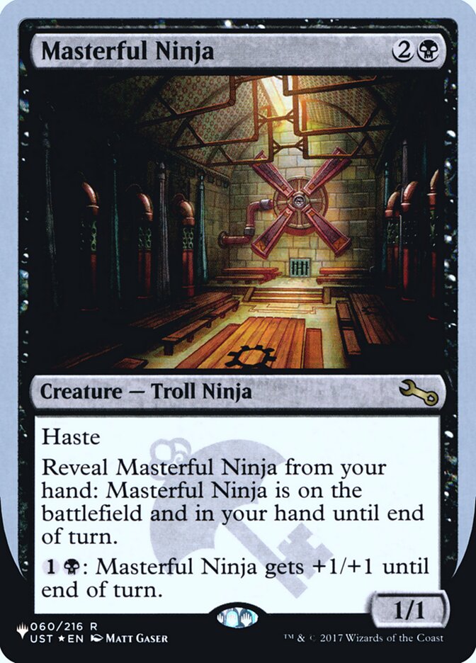 Masterful Ninja (Unfinity Foil Edition) [The List] | Devastation Store