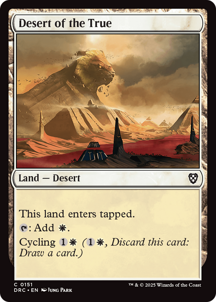 Desert of the True [Aetherdrift Commander] | Devastation Store