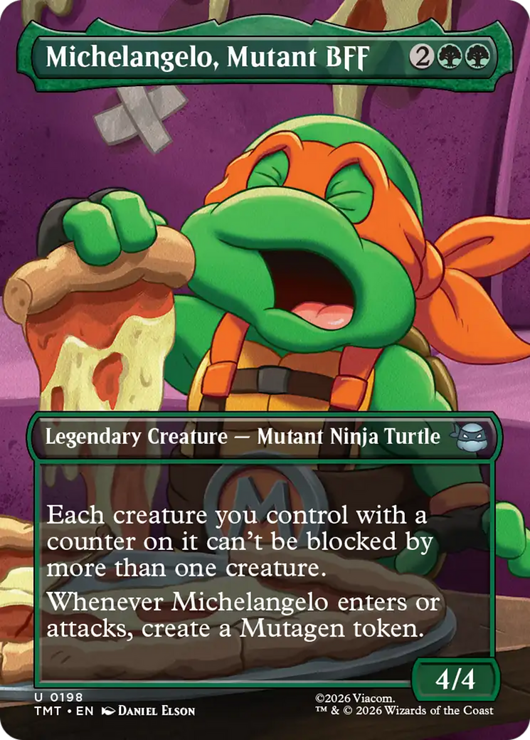 Michelangelo, Mutant BFF (Borderless) [Teenage Mutant Ninja Turtles] - Devastation Store | Devastation Store