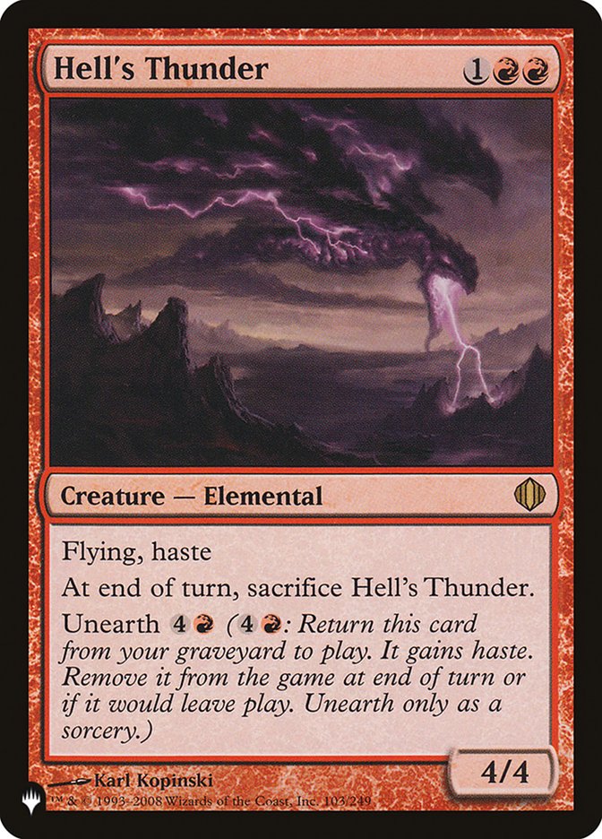 Hell's Thunder [The List] | Devastation Store