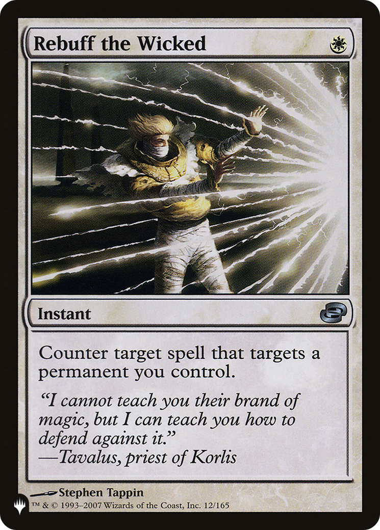 Rebuff the Wicked [The List] | Devastation Store