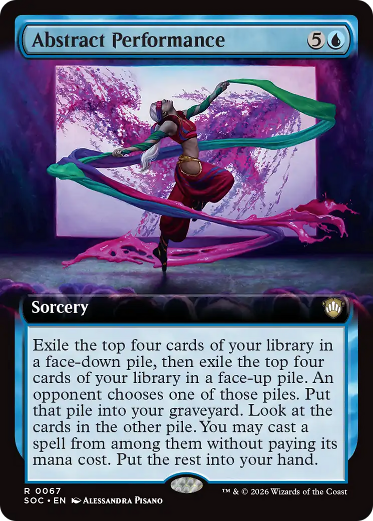Abstract Performance (Extended Art) [Secrets of Strixhaven Commander] | Devastation Store