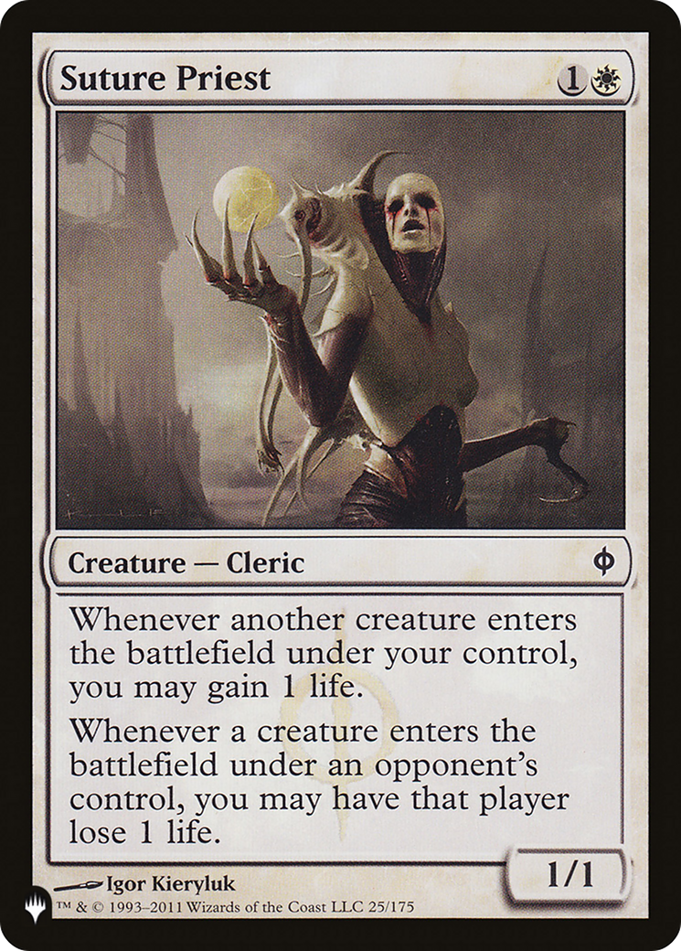 Suture Priest [The List Reprints] | Devastation Store