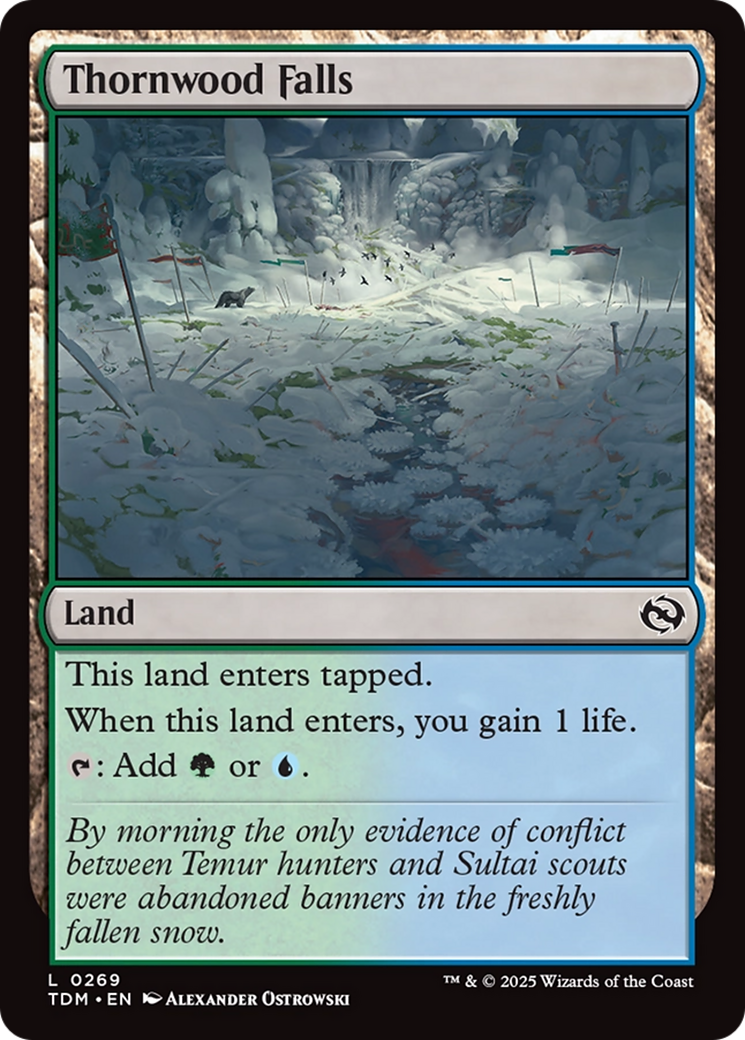 Thornwood Falls [Tarkir: Dragonstorm] | Devastation Store
