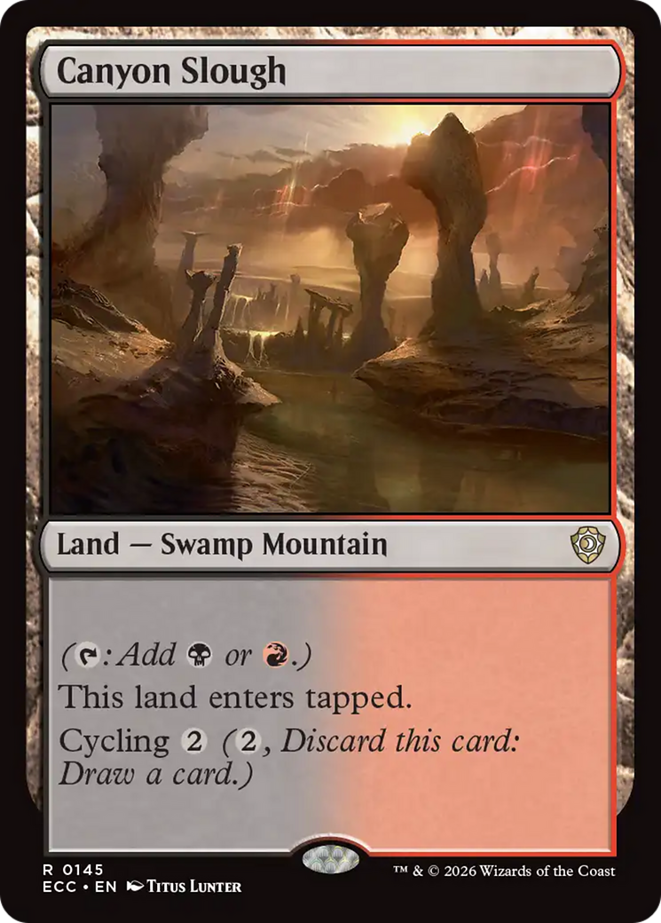 Canyon Slough [Lorwyn Eclipsed Commander] | Devastation Store