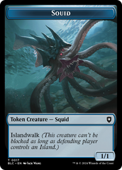 Elephant // Squid Double-Sided Token [Bloomburrow Commander Tokens] | Devastation Store