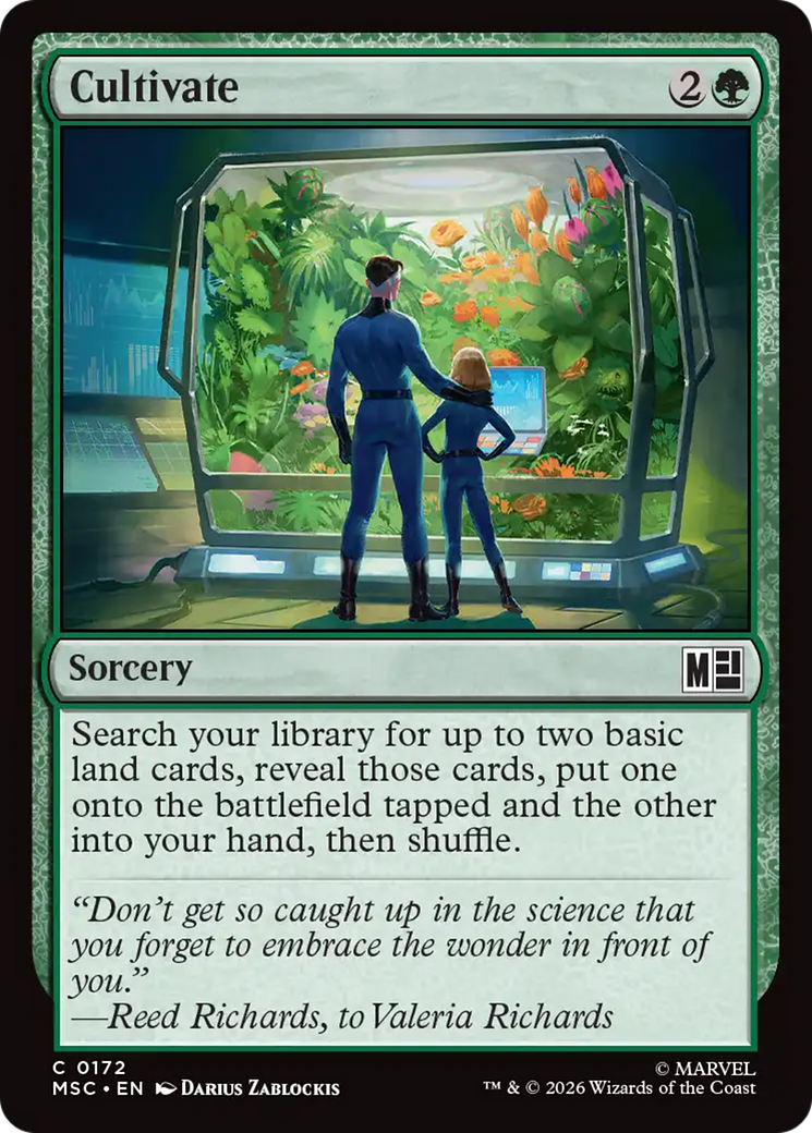 Cultivate (Surge Foil) [Marvel Super Heroes Commander] | Devastation Store