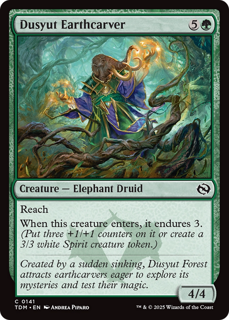 Dusyut Earthcarver [Tarkir: Dragonstorm] | Devastation Store