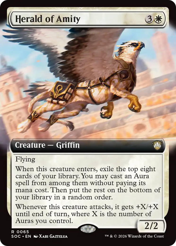 Herald of Amity (Extended Art) [Secrets of Strixhaven Commander] | Devastation Store