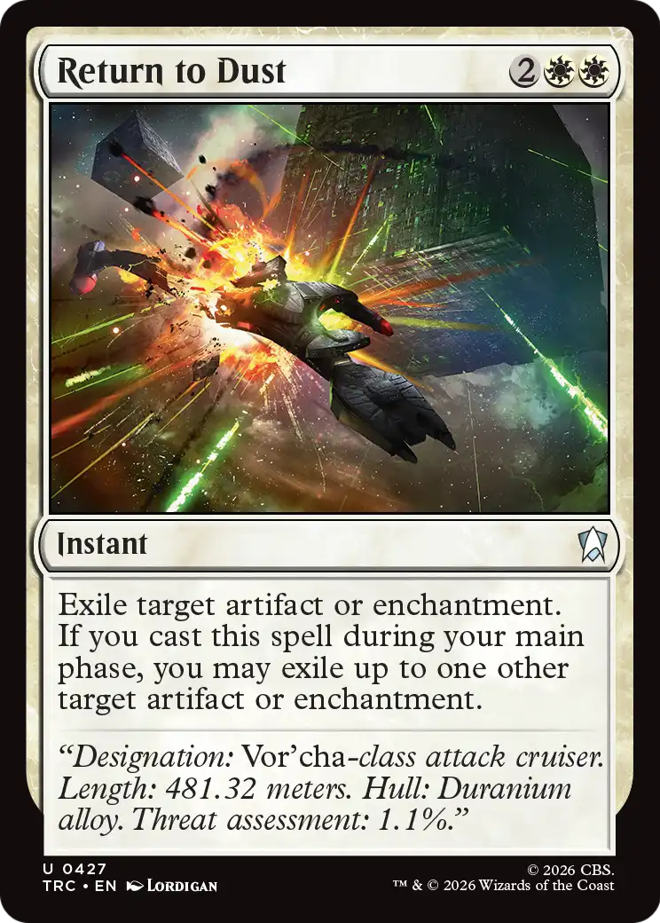 Return to Dust (Surge Foil) [Star Trek Commander] | Devastation Store