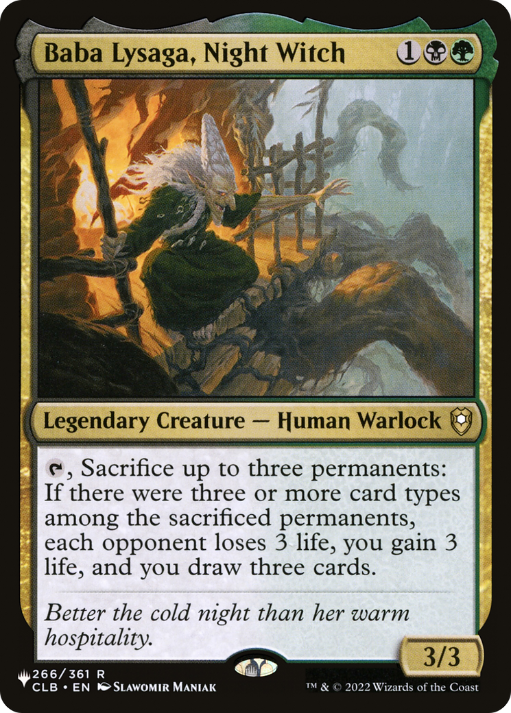 Baba Lysaga, Night Witch [The List] | Devastation Store