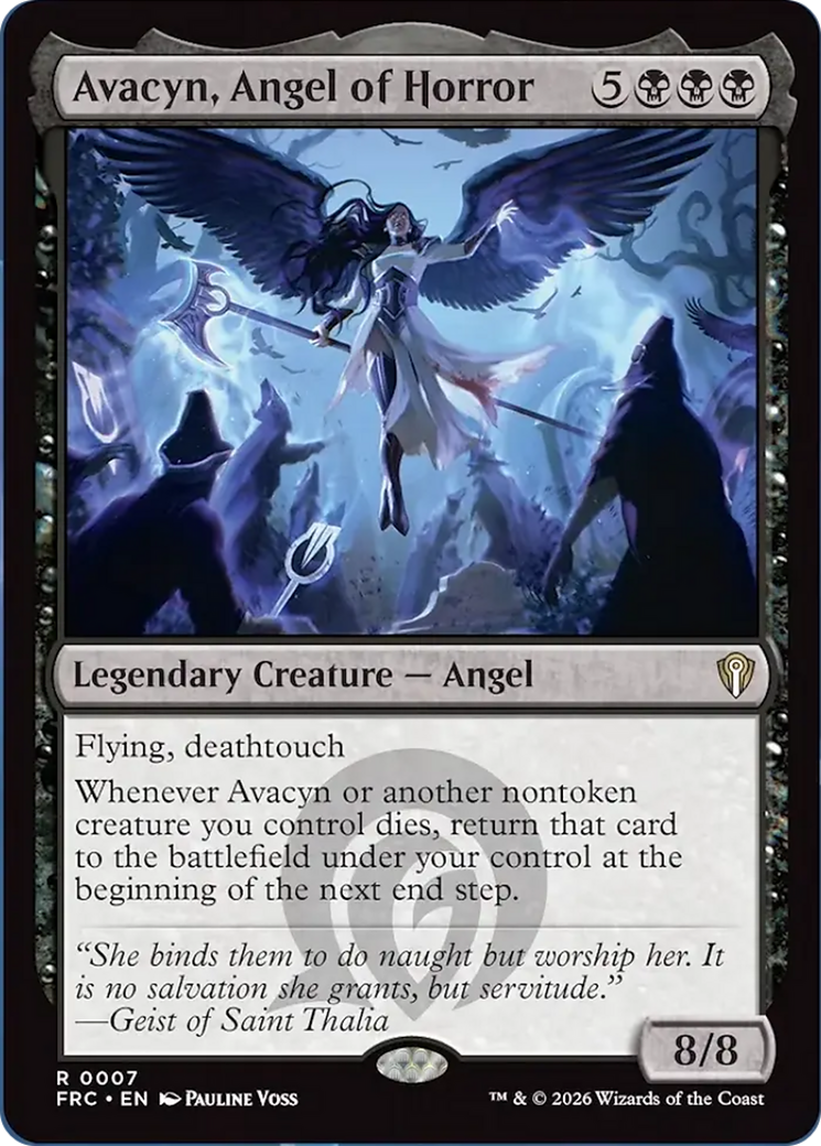 Avacyn, Angel of Horror [Reality Fracture Commander] | Devastation Store