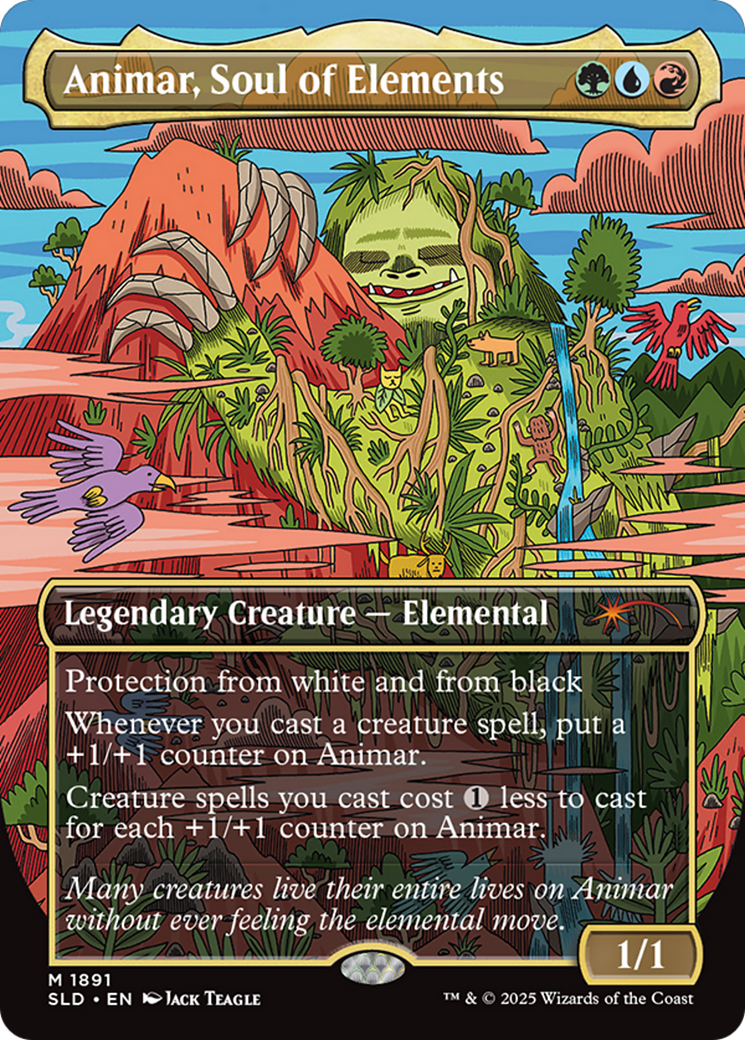 Animar, Soul of Elements (Rainbow Foil) [Secret Lair Drop Series] | Devastation Store