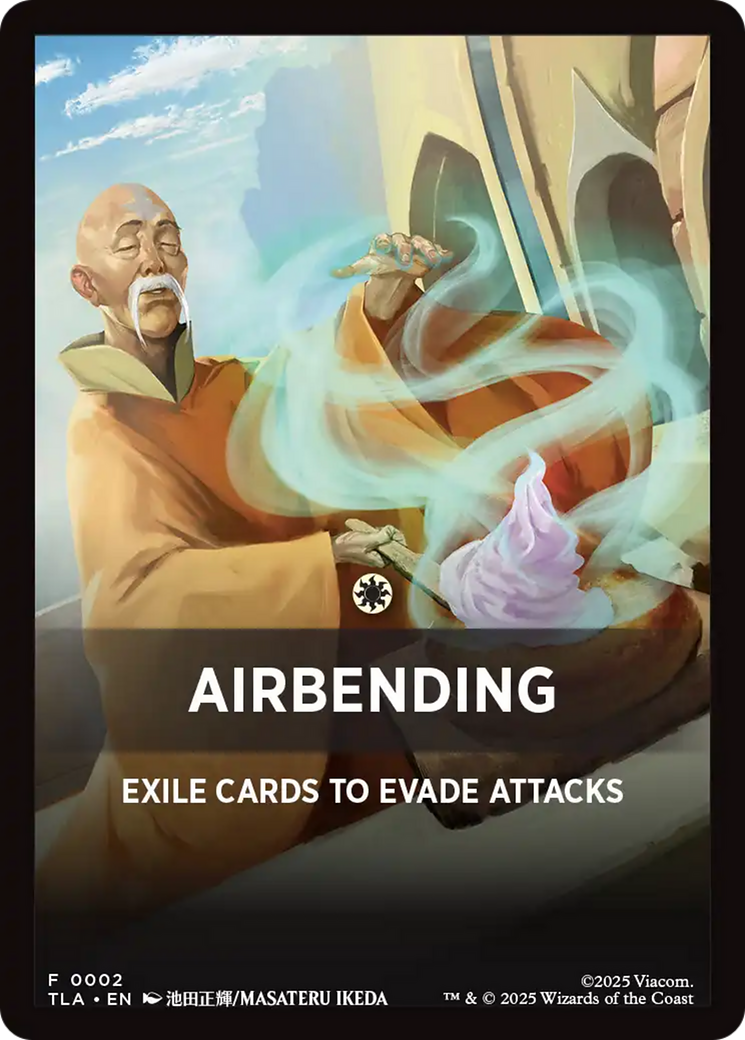 Airbending Theme Card [Avatar: The Last Airbender Tokens] | Devastation Store