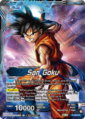 Son Goku // Super Saiyan Blue Son Goku Returns (Gold-Stamped) (P-399) [Promotion Cards] | Devastation Store