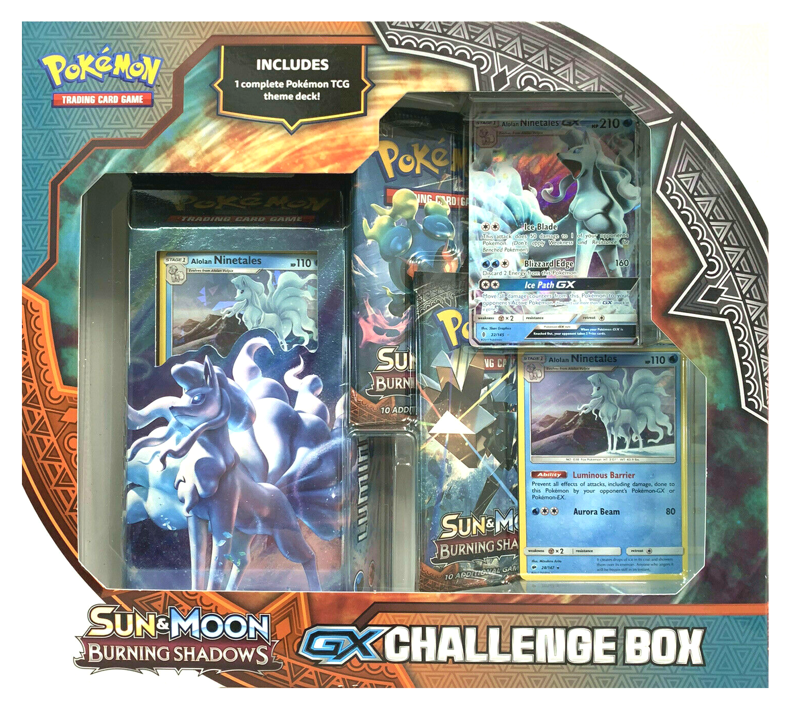 Sun & Moon: Burning Shadows - Challenge Box (Alolan Ninetales GX) | Devastation Store