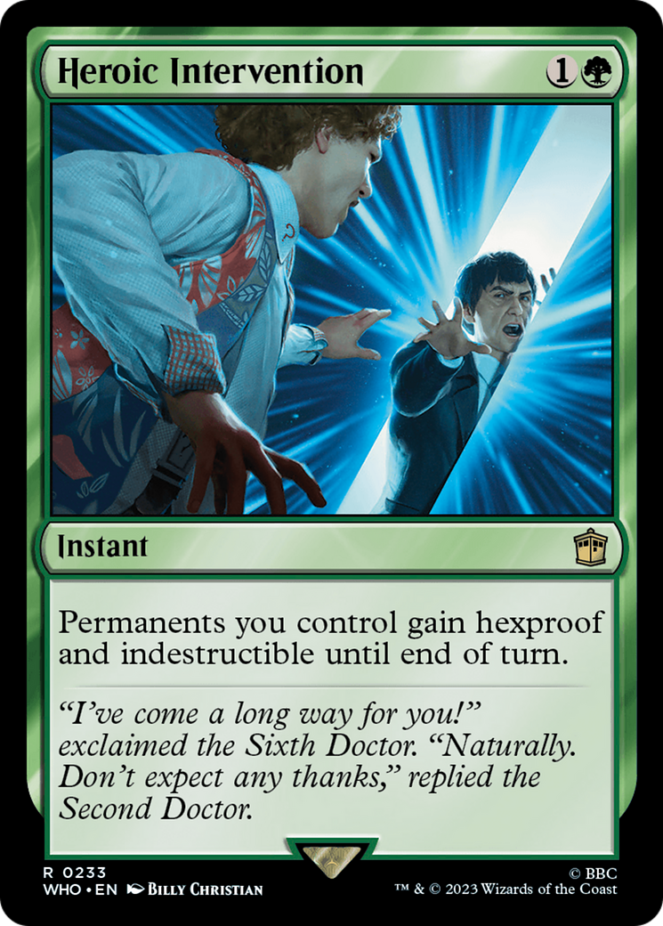 Heroic Intervention [Doctor Who] | Devastation Store