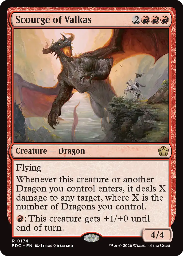 Scourge of Valkas [Foundations Commander] | Devastation Store