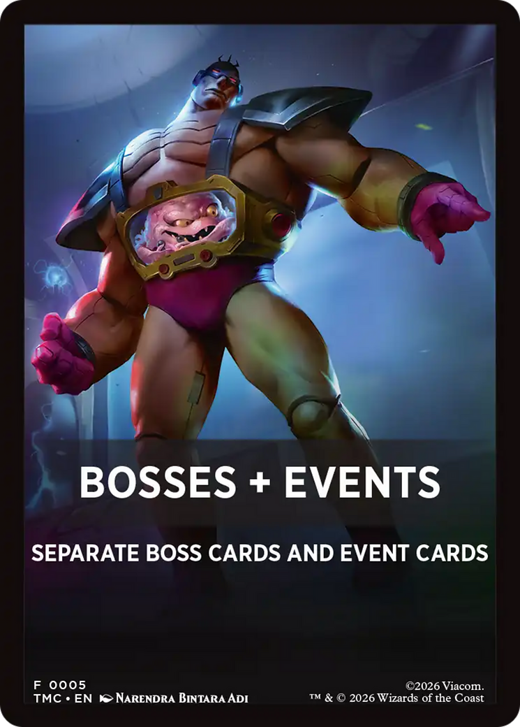 Bosses + Events [Teenage Mutant Ninja Turtles Commander Tokens] | Devastation Store
