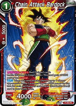 Chain Attack Bardock (P-293) [Tournament Promotion Cards] | Devastation Store