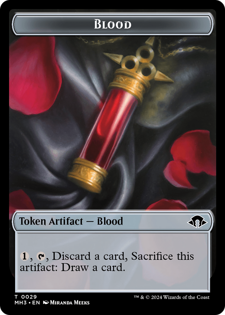 Eldrazi Spawn // Blood Double-Sided Token [Modern Horizons 3 Tokens] | Devastation Store