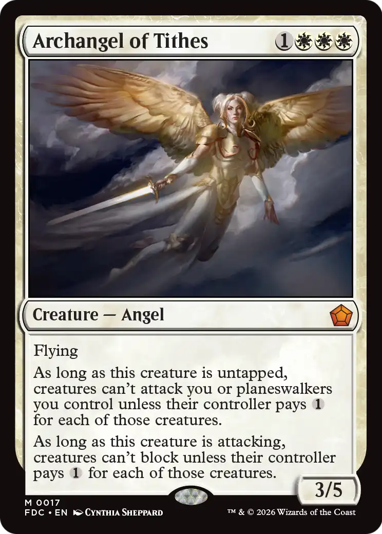 Archangel of Tithes [Foundations Commander] | Devastation Store