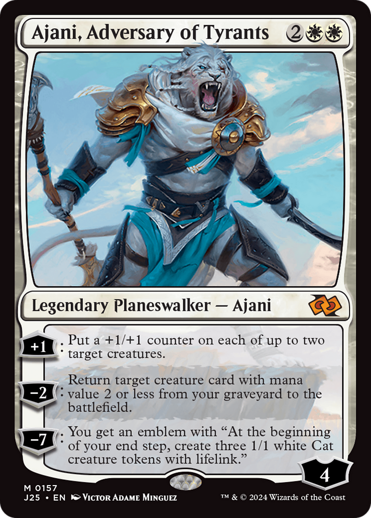 Ajani, Adversary of Tyrants [Foundations Jumpstart] | Devastation Store