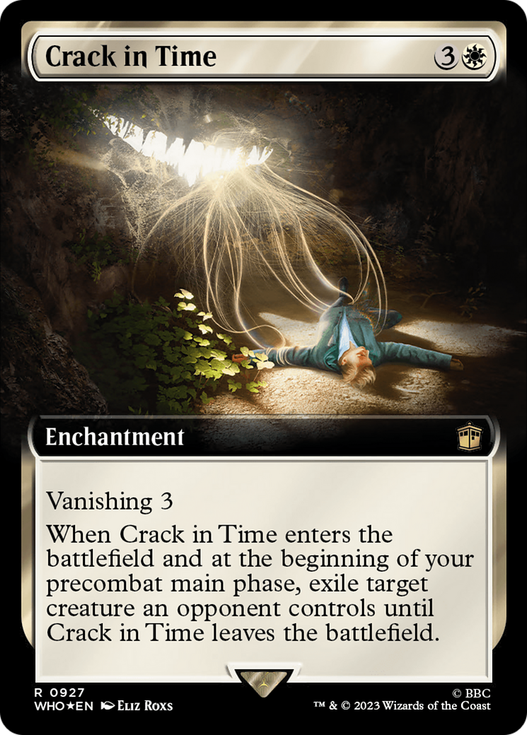 Crack in Time (Extended Art) (Surge Foil) [Doctor Who] | Devastation Store