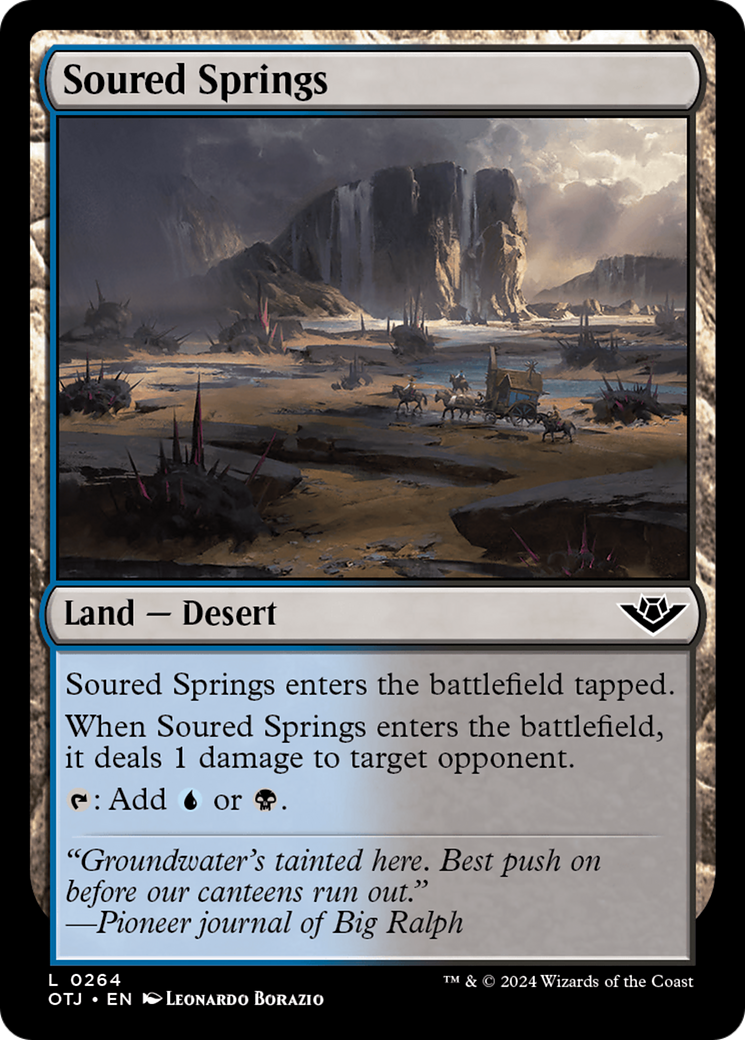 Soured Springs [Outlaws of Thunder Junction] | Devastation Store