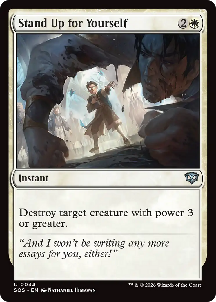 Stand Up for Yourself [Secrets of Strixhaven] | Devastation Store