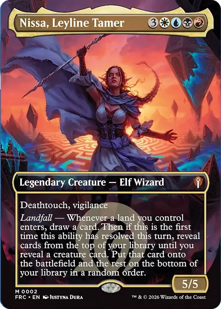 Nissa, Leyline Tamer (Borderless) [Reality Fracture Commander] | Devastation Store