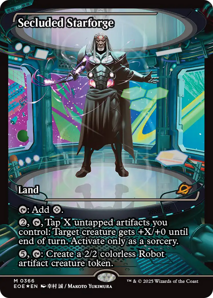 Secluded Starforge (Showcase) [Edge of Eternities] | Devastation Store