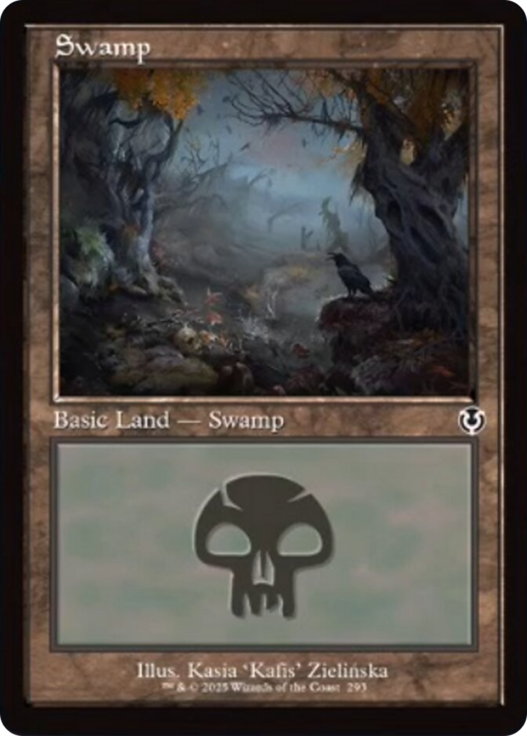 Swamp (293) (Retro Frame) [Innistrad Remastered] | Devastation Store