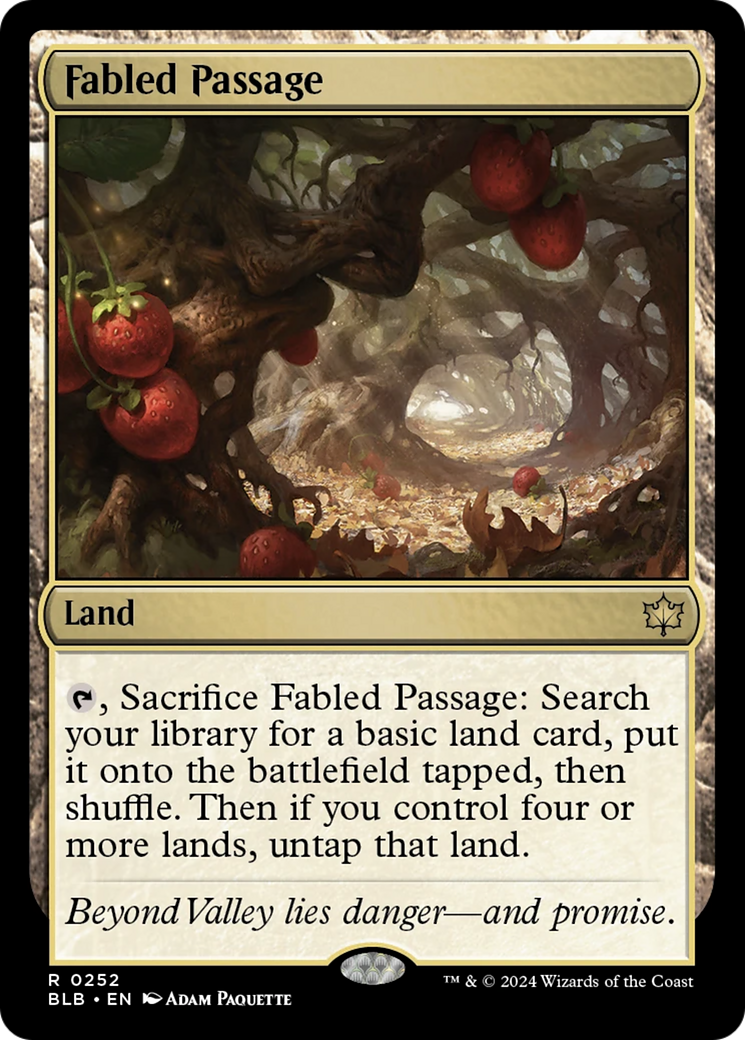 Fabled Passage [Bloomburrow] | Devastation Store