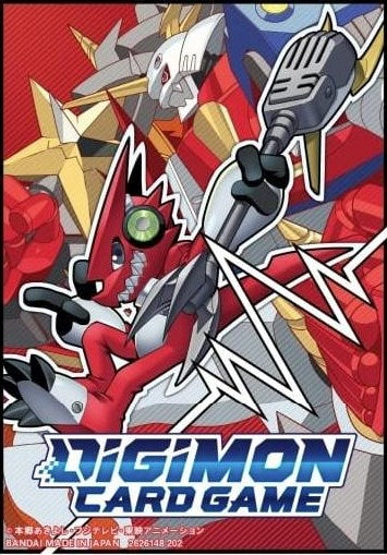 Digimon TCG: Official Card Sleeves (Shoutmon & OmegaShoutmon) | Devastation Store