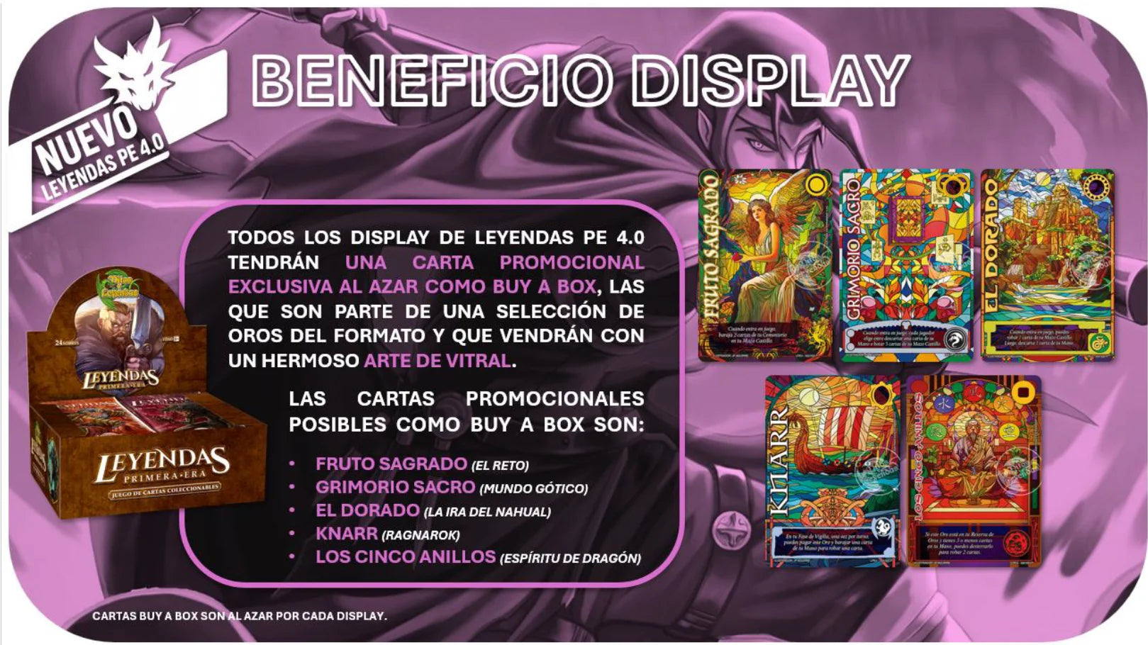 Caja 24 sobres Leyendas Primera Era 4.0 , Mitos y leyendas | Devastation Store