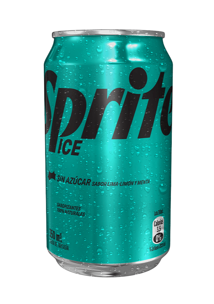 Confites y bebidas - Sprite Ice Sin Azúcar Lata 350 cc | Devastation Store