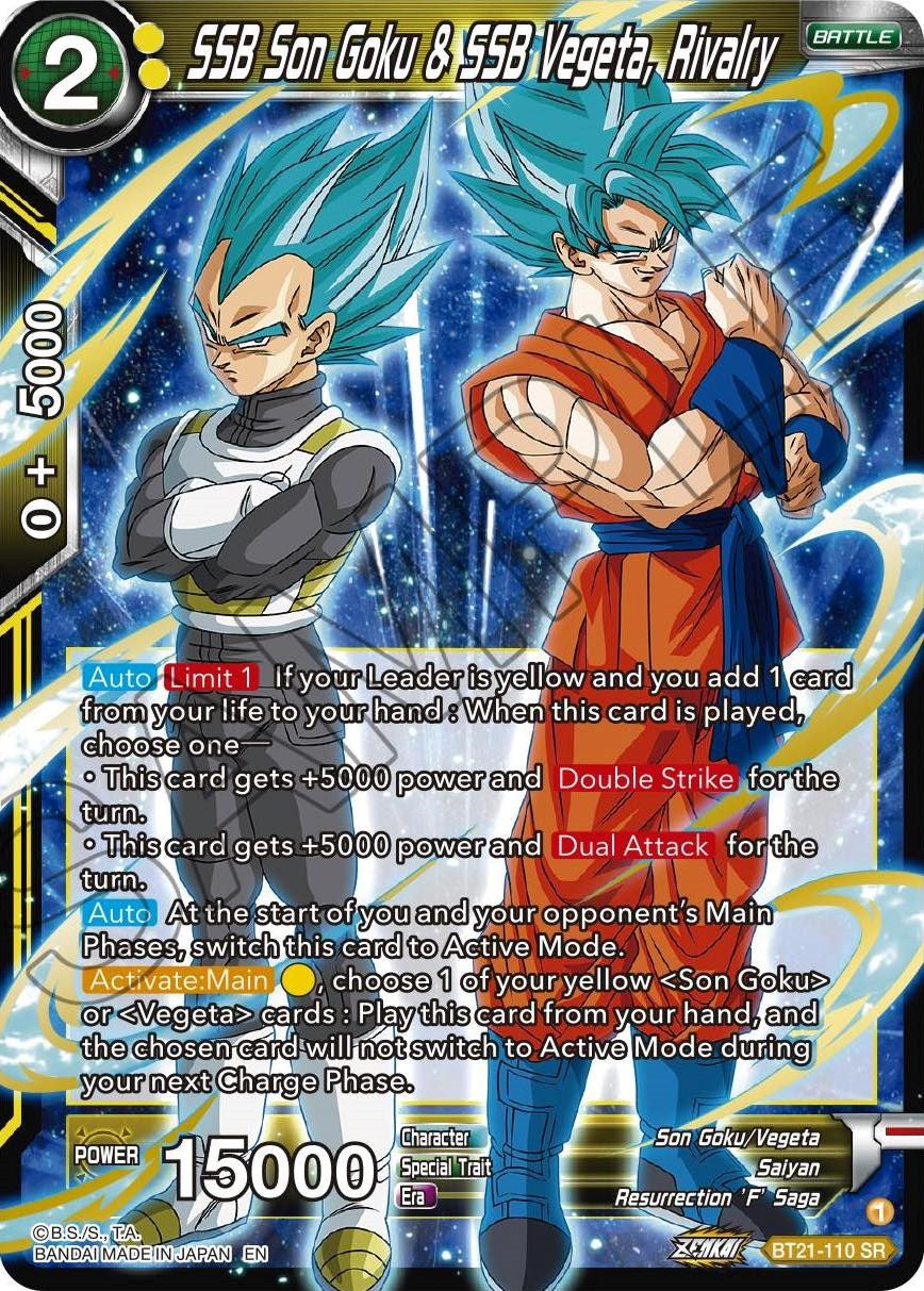 SSB Son Goku & SSB Vegeta, Rivalry (BT21-110) [Wild Resurgence] | Devastation Store