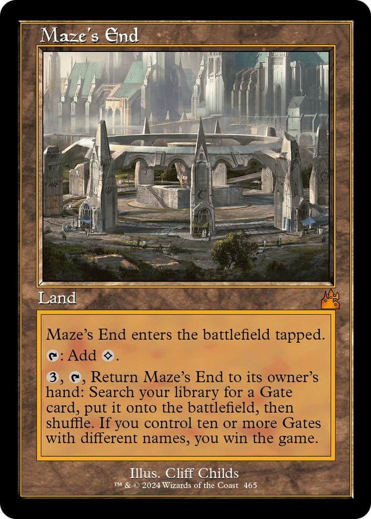 Maze's End (Retro Frame) [Ravnica Remastered] | Devastation Store