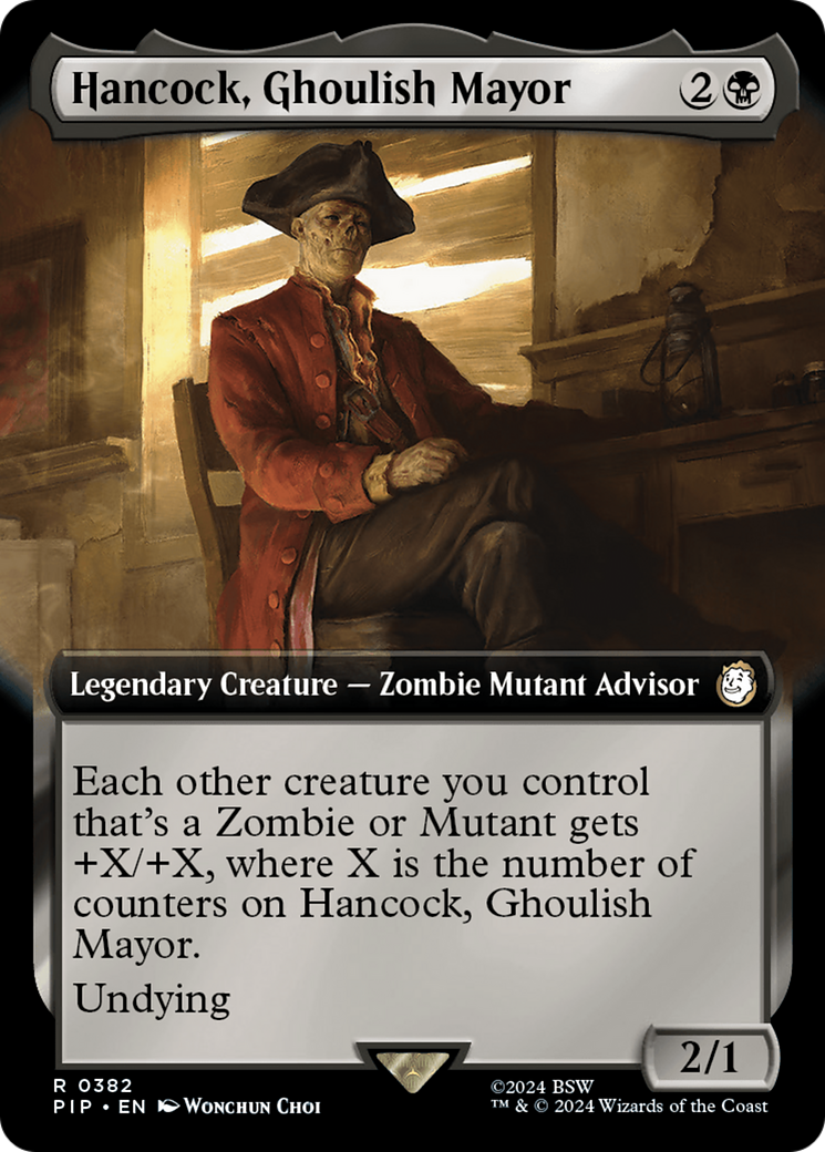 Hancock, Ghoulish Mayor (Extended Art) [Fallout] | Devastation Store